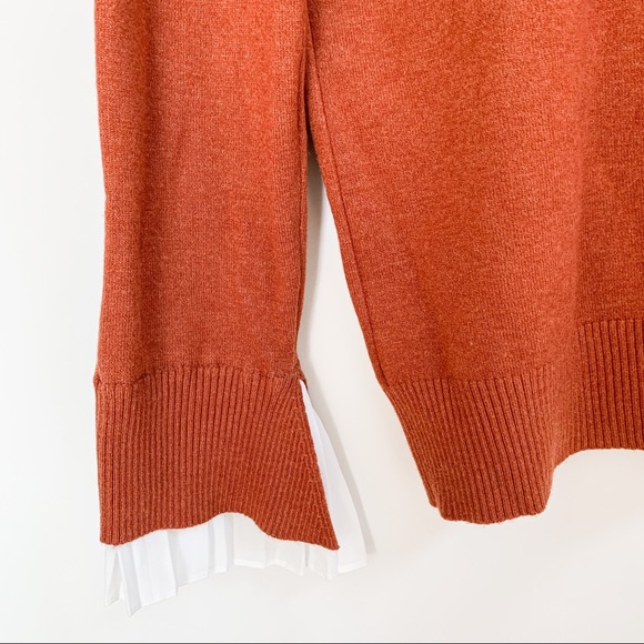 burnt orange ruffle sleeves - Picture 5 of 9